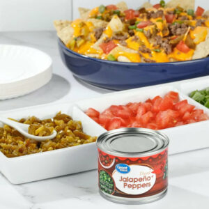 Great Value Canned Hot Diced Jalapeno Peppers, 4 oz