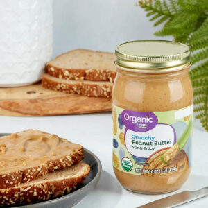 Great Value Organic Crunchy Stir and Enjoy Peanut Butter, 16 oz