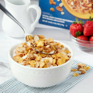 Great Value Almond Crunchy Honey Oats Cereal, 18 oz