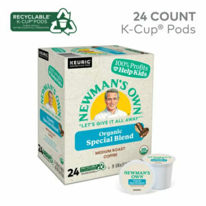 Newman’s Own Organics, Special Blend, Medium Roast K-Cup Coffee Pods, 24 Count