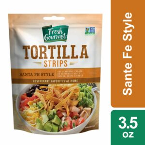 Fresh Gourmet Santé Fe Style Tortilla Strips Salad Topping, 3.5 oz