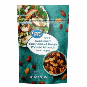 Great Value Dried Cranberries & Honey Roasted Almonds, 3 oz