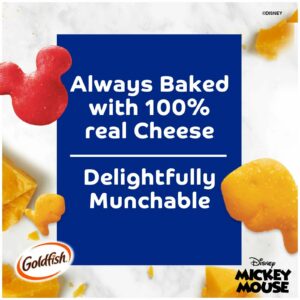 GOLDFISH BAKED SNACK CRACKERS DISNEP MICKEY MOUSE 6.6 OZ (187 G) PACK OF 6