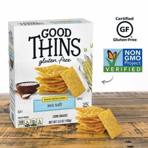 GOOD THINGS GLUTEN FREE MADE WITH CORN SEA SALT 3.5oz(100g) PACK OF 6