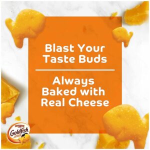 GOLDFISH BAKED SNACK CRACKERS XTRA CHEDDAR 6.6 OZ(187g) PACK OF 6