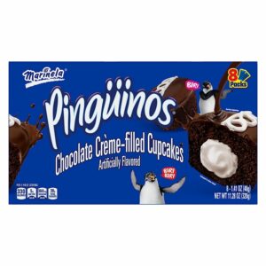 MARINELA PINGUINOS CHOCOLATE CREME-FILLED CUPCAKE 11.28oz(320g)PACK OF 6