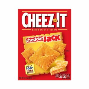 CEZZ IT BAKED SNACK CRACKERS CHEDDAR JACK 12.4oz(351g)PACK OF 6