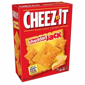 CEZZ IT BAKED SNACK CRACKERS CHEDDAR JACK 12.4oz(351g)PACK OF 6