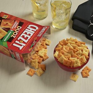 CHEEZ IT DUOZ SHARP CHEDDAR&PARMESAN BAKED SNACK CRACKERS 12.4oz(351g) PACK OF 6