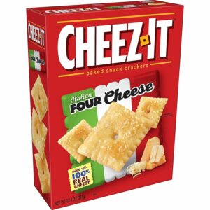 CHEEZ IT BAKED SNACK CRACKERS ITALIAN FOR CHEESE 12.4oz(351g) PACK OF 6