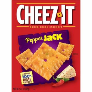 CEZZ IT BAKED SNACK CRACKERS PEPPER JACK 12.4oz(351g)PACK OF 6