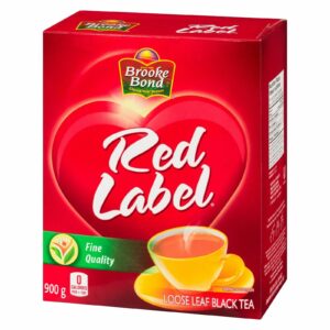 BROKE BOND RED LABEL FINE QUALITY LOOSE LEAF BLACK TEA 900 G (PACK OF 3)