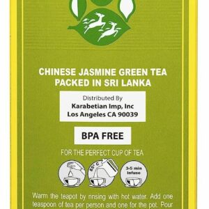 DO GHAZAL TEA JASMINE GREEN TEA 16OZ(454G) PACK OF 6