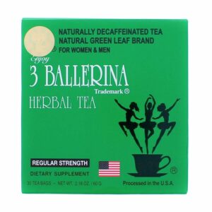 ENJOY 3 BALLERINA TREDAMARK HERBAL TEA 2.18OZ(60G) 30 TEA BAGS PACK OF 6