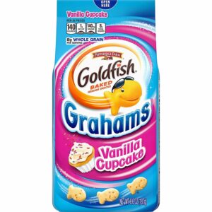 GOLD FISH GRAHAMS VANILLA CUPCAKE 6.6oz(187g) PACK OF 6