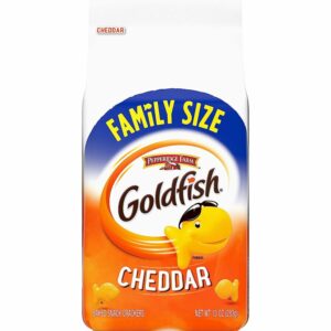 GOLDFISH CHEDDAR BAKED SNACK CRACKERS FAMILY SIZE10oz(283g) PACK OF 6