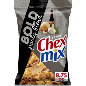 CHEX MIXSAVORY BOLD PARTY BLEND SNACK MIX 8.75 OZ(248g) PACK OF 6