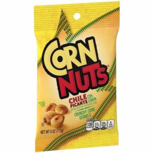 CORN NUTS CHILE PICANTE CON LIMON CRUNCHY CORN KERNELS 4oz.(113g)PACK OF 12