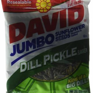 DAVID AMERİCA’S FAVORITE SEED BRAND DILL PICKLE JUMBO 5.25oz.(149g) PACK OF 12