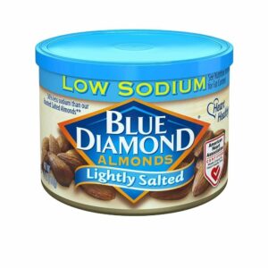 BLUE DIAMOND ALMONDS LIGHTLY SALTED 6OZ.(170 G) PACK OF 6