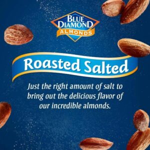 BLUE DIAMOND ALMONDS ROASTED SALTED 6OZ.(170G) PACK OF 6