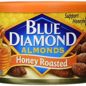 BLUE DIAMOND ALMONDS HONEY ROASTED 6OZ.(170G) PACK OF 6