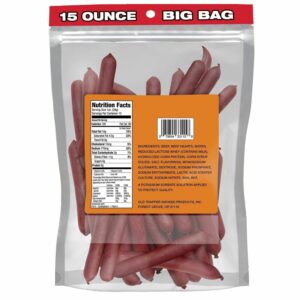 OLD TRAPPER ORIGINAL DELI STYLE BEEF STICKS 15oz. 425G PACK OF 6