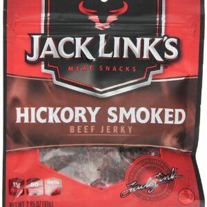 JACK LINK’S HICKORY SMOKED BEEF JERKY 2.85oz. 11g PRO 80 CAL PACK OF 6