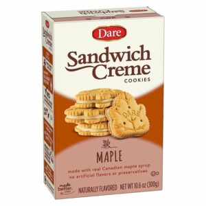 DARE SANDWICH CREME COOKIES MAPLE 10.6oz (300g) PACK OF 6