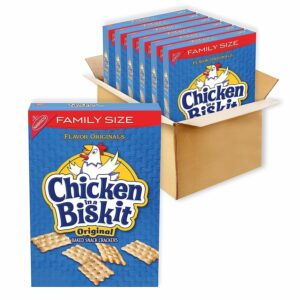 CHICKEN INA BISKIT ORIGINAL CRACKERS FAMILY SIZE 12 OZ(340g) PACK OF 6