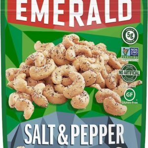 EMERALD SALT &PEPPER CASHHEWS 5oz.(141g) PACK OF 6