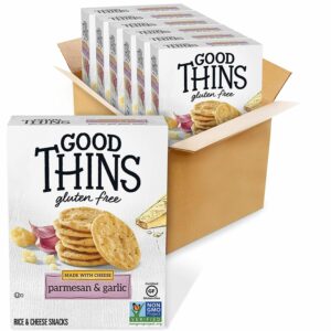 GOOD THINS GLUTEN FREE PARMESAN & GARLIC 3.5oz(100g)PACK OF 6