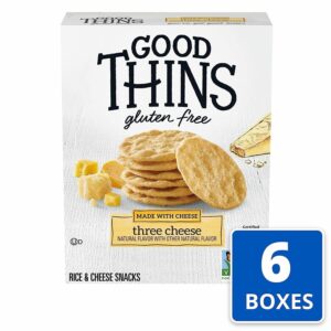 GOOD THINS GLUTEN FREE THREE CHEESE 3.5OZ(100 G) PACK OF 6