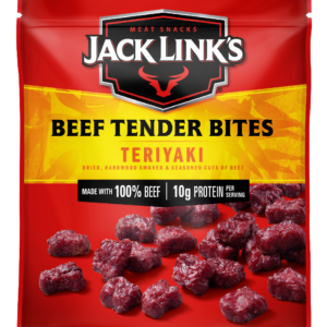 Jack Link’s 100% Beef Tender Bites, TERIYAKI, 2.85 oz. PACK OF 3