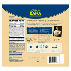 Giovanni Rana Homestyle Tortellini 5 Cheese Premium Flat Cut Pasta Bag 18oz 510g