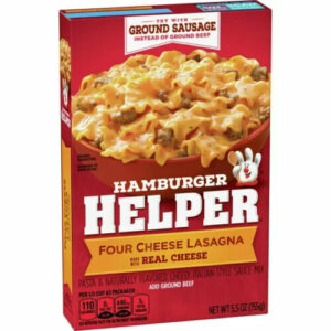 Hamburger Helper, Four Cheese Lasagna, 5.5 oz box (155 G)