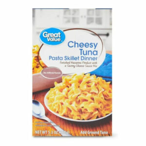 Great Value Cheesy Tuna Pasta Skillet Dinner, 5.3 oz (150 G)