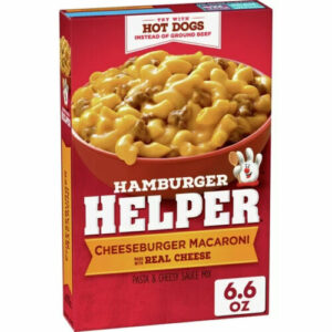 Hamburger Helper Cheeseburger Macaroni, Made With Real Cheese, 6.6 oz. (187 G)