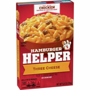 Hamburger Helper, Three Cheese, 6 oz box (170 G)