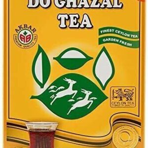 DO GHAZAL TEA FINEST CEYLON TEA GARDEN FRESH 7OZ(200G) 100 TEA BAGS PACK OF 6