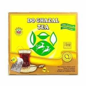 DO GHAZAL TEA FINEST CEYLON TEA GARDEN FRESH 7OZ(200G) 100 TEA BAGS PACK OF 6