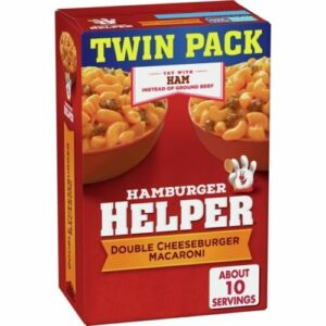 Hamburger Helper Double Cheeseburger Macaroni, 13.6 oz., Twin Pack