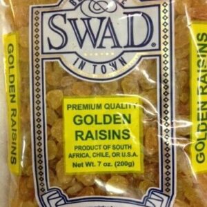 BEST TASTE SWAD IN TOWN PREMIUM QAULITY GOLDE RAISINS 7oz. (200g)PACK OF 3