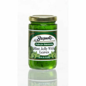 Braswells Mint Jelly w/ Leaves, 10.5 oz (297 g)