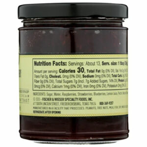 Fischer and Wieser Triple Berry Preserves 9.5oz (269 G)