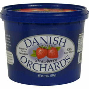 Danish Orchards Premium Strawberry Fruit Preserves, 28 oz (794 G)