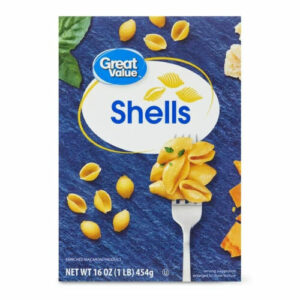 Great Value Shells Pasta, 16 oz (454 g)