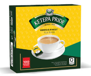 KETEPA PRIDE BLACK TEA KENYA’S FINEST 100 TEA BAGS PACK OF 6